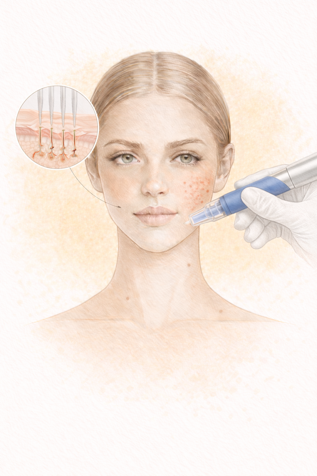 Mesoterapia facial y terapia transdérmica